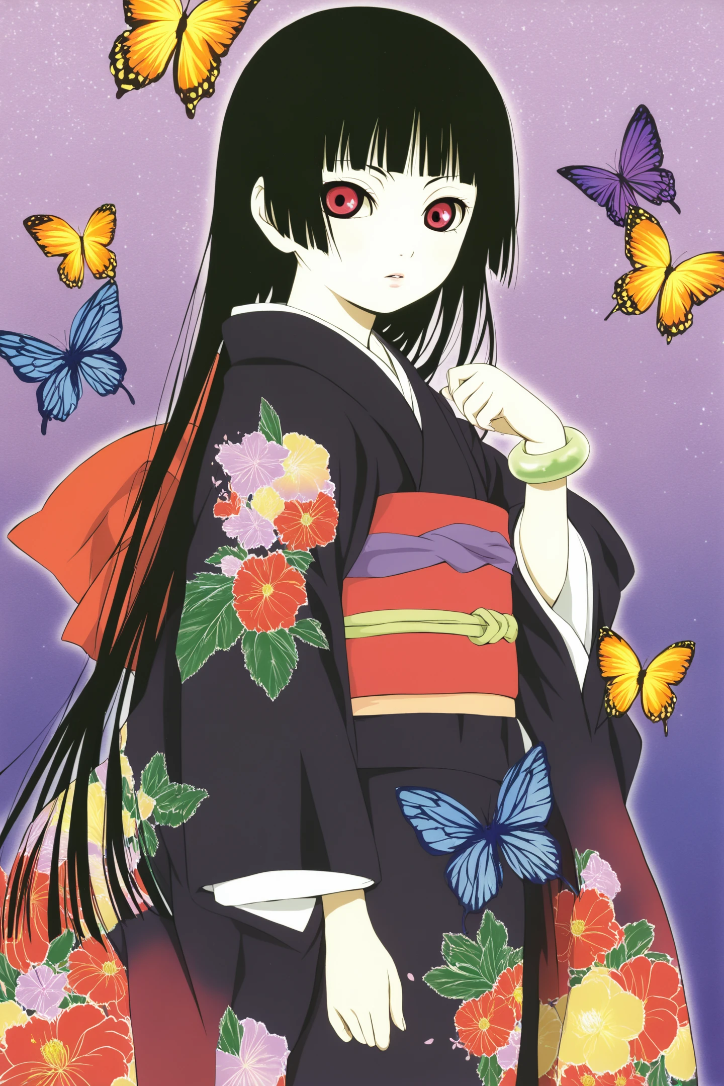 [illustrious XL] Enma Ai/阎魔爱 《JigokuShoujo》/《Hell Girl》/《地狱少女》 - TV Animation Character Style illustrious XL_v1.0