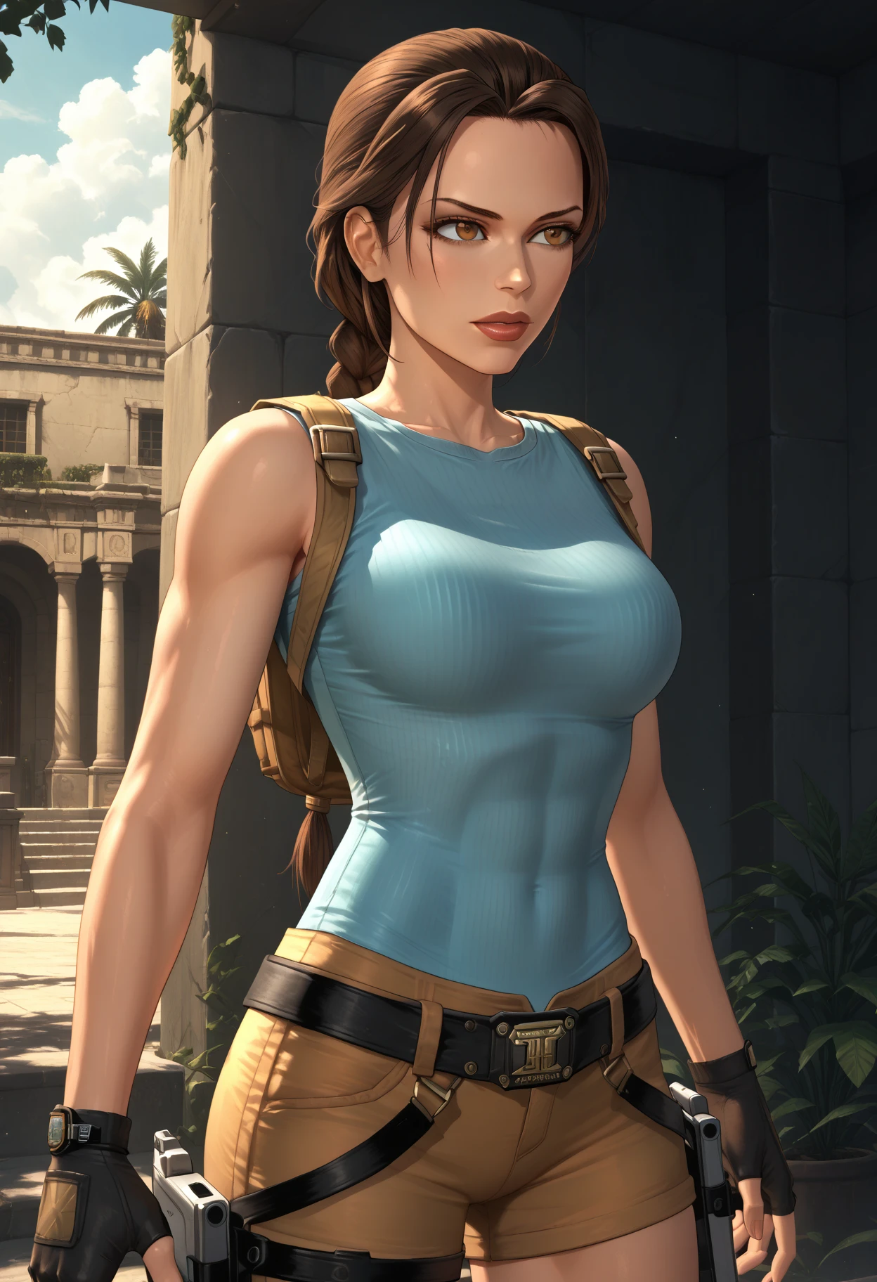 Lara Croft (Tomb Raider: Anniversary), LoRA, PonyXL v1.0