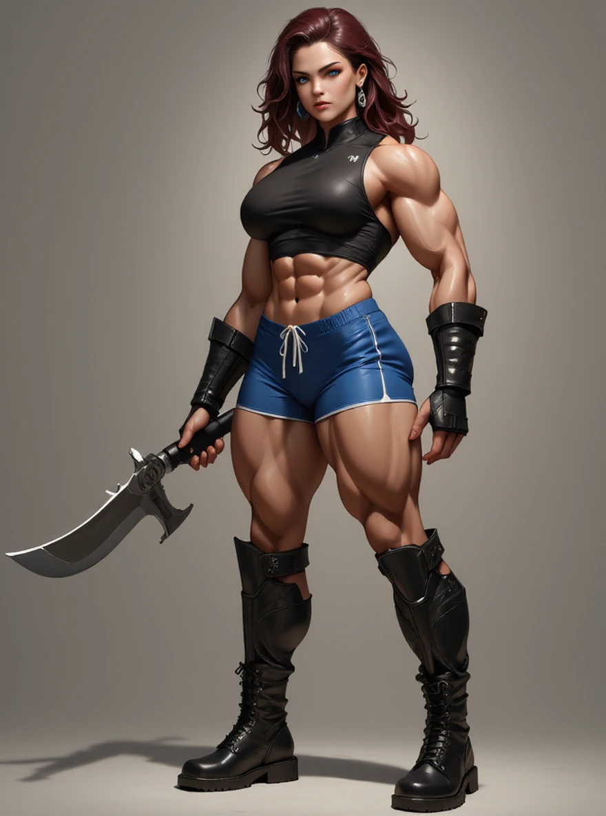 semi realistic muscles style v1.0