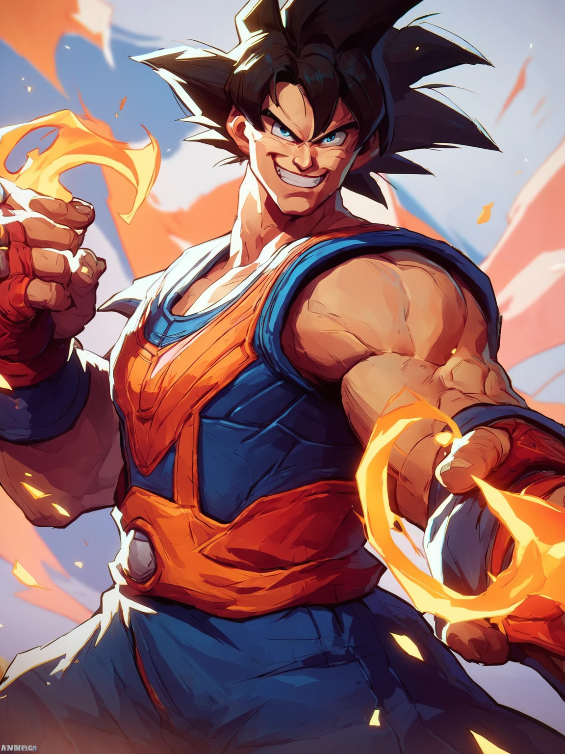 score_9, score_8_up, score_7_up, score_6_up, son goku, fighting stance, looking at viewer, cowboy shot, cowboy shot, smile,
,MarvelRivals, <lora:AMarvelRivals_style:0.85>, cartoon, aura, dutch angle,  <lora:HandFixer_pdxl_Incrs_v1:0.35>, handfixer,