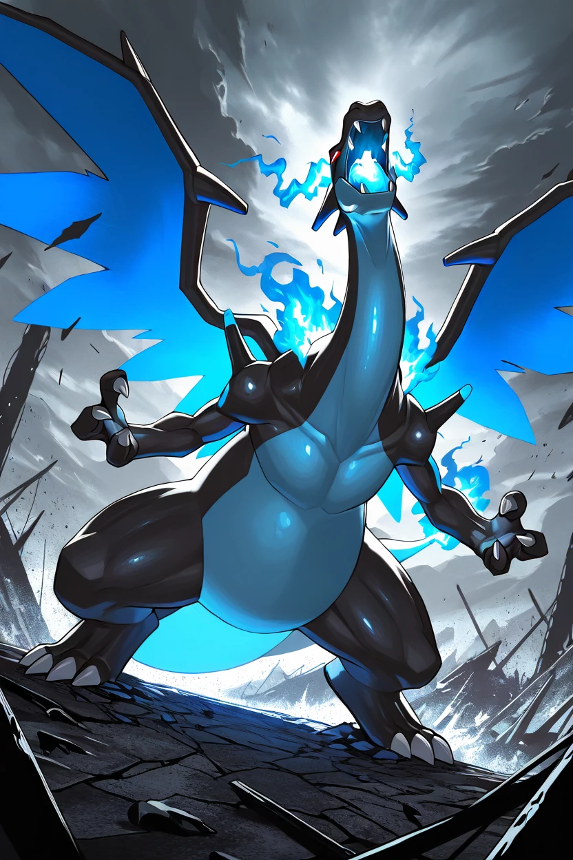 Charizard & Mega X Form (Pokemon) (Pokedex #0006) [Illustrious & SD1.5]