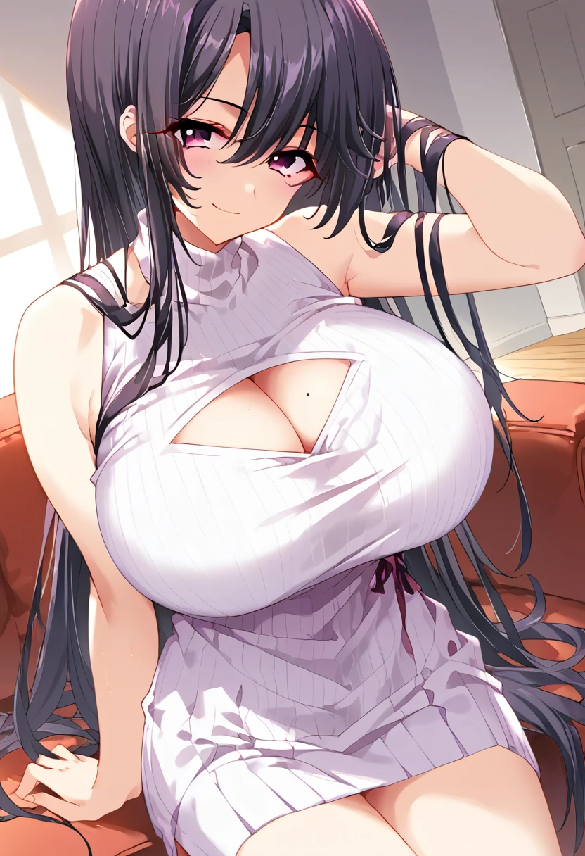 Browsing Caution,Highest quality、In 8K、masterpiece、Hmph、Ultra-high resolution、RAW Photos、(Realistic:1.3)、Natural soft light、(Written boundary depth)、thin、(whole body:1.2)、From behind、Detailed face and eyes、Realistic、Sharp pupils、Inside the warehouse、(Dynamic action poses)、Beautiful Face、Beautiful girl 36 years old、Glowing Skin、(Braiding:1.2)、Beautiful black hair、Red Eye、(blush:0.7)、Embarrassed face、Sweat、(Play sports often:1.8、panties:1.5)、(Thighs Thighs Thighs Thighs:0.8)、Hip、(Huge breasts:1.7)Angle from behind:1.4)))、Erect nipples:1.4、Small Nose、Small Nose、((vagina、Sex:1.5、Capable person))((arms behind head)) ((((nipple Bell piercing))))