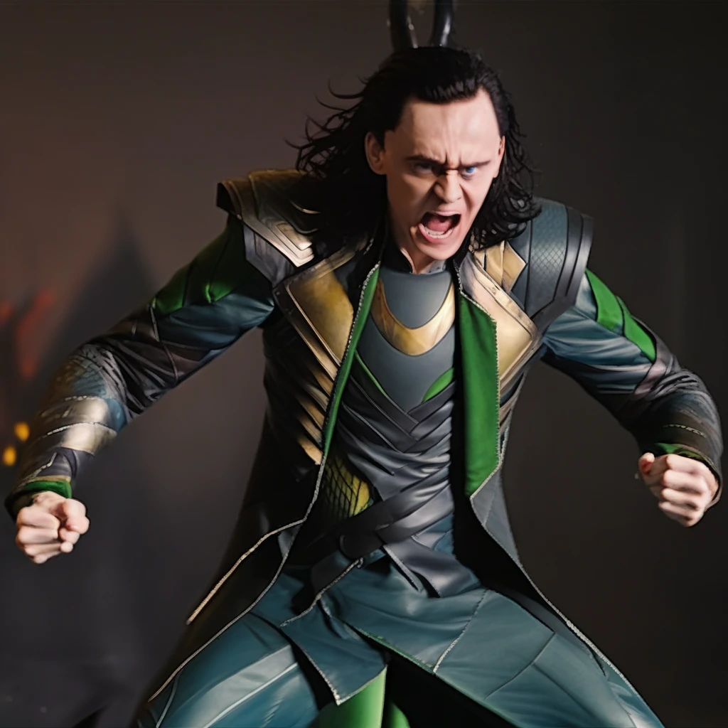 Loki, angry, fight