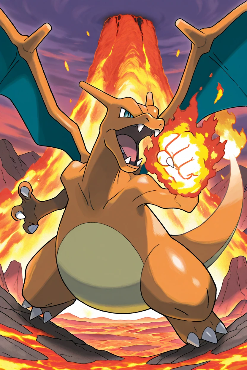 Charizard & Mega X Form (Pokemon) (Pokedex #0006) [Illustrious & SD1.5]