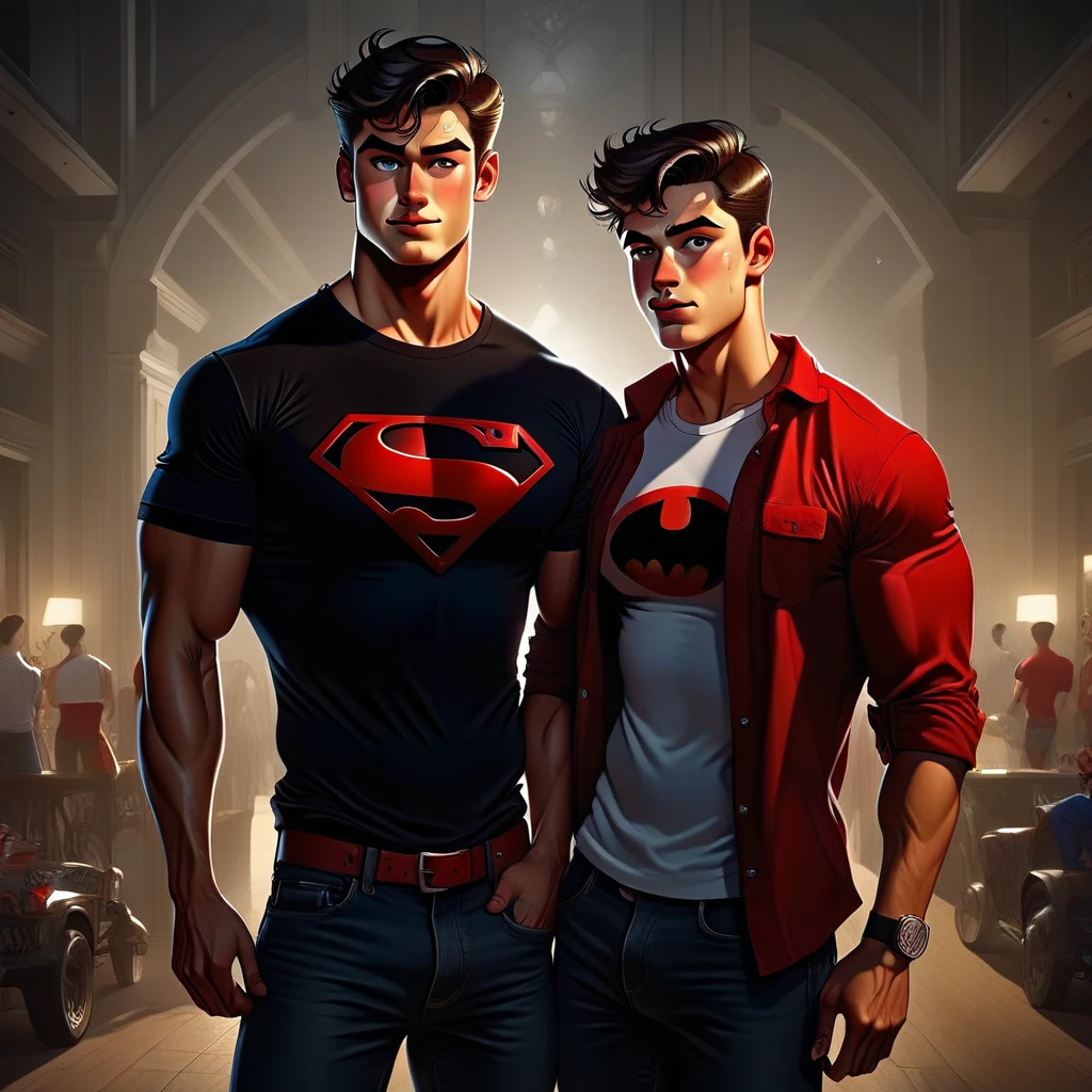 Superboy and Red Robin together V1