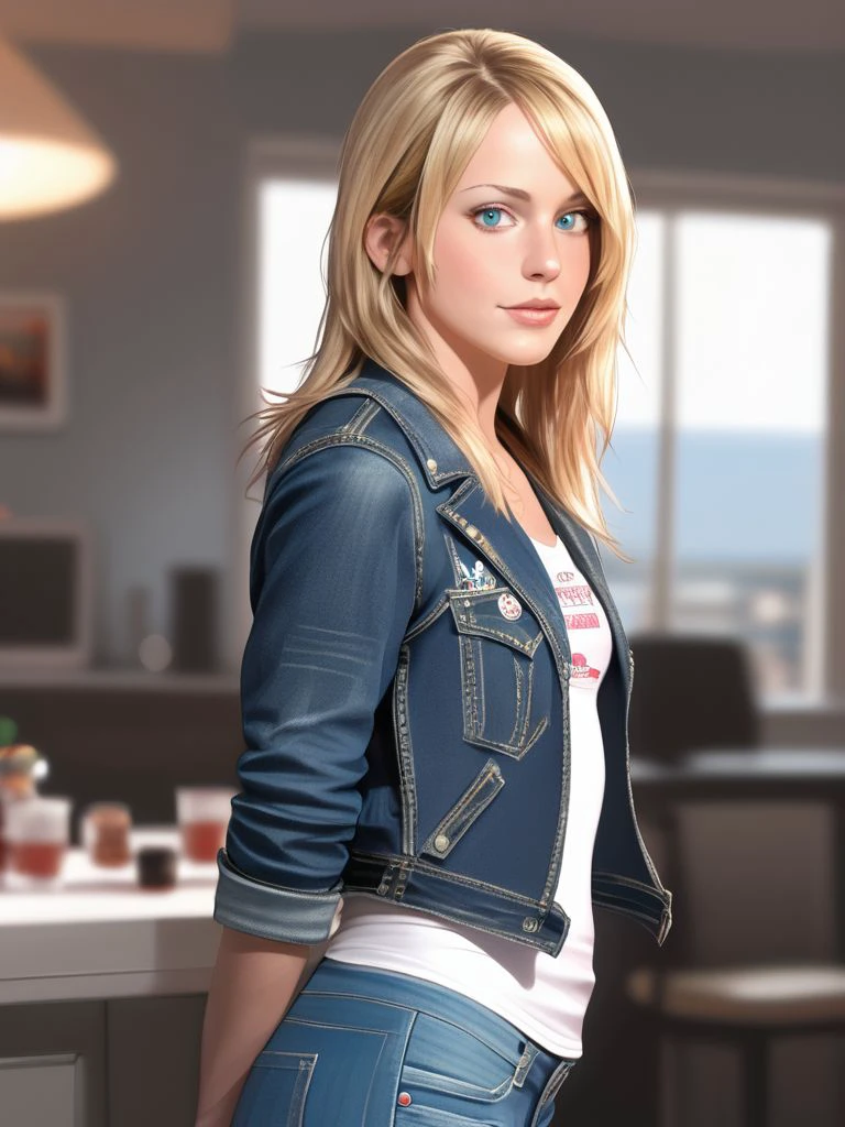 <lora:maxCaulfieldLifeIs_10:1> photo of maxcaulfield, (detailed short brown hair:1.2), (highly detailed skin:1.2), (detailed blue eyes:1.3), (horny look:1.1), upper body, plaid shirt, striped shirt, red shirt, bangs, open clothes, looking at viewer,