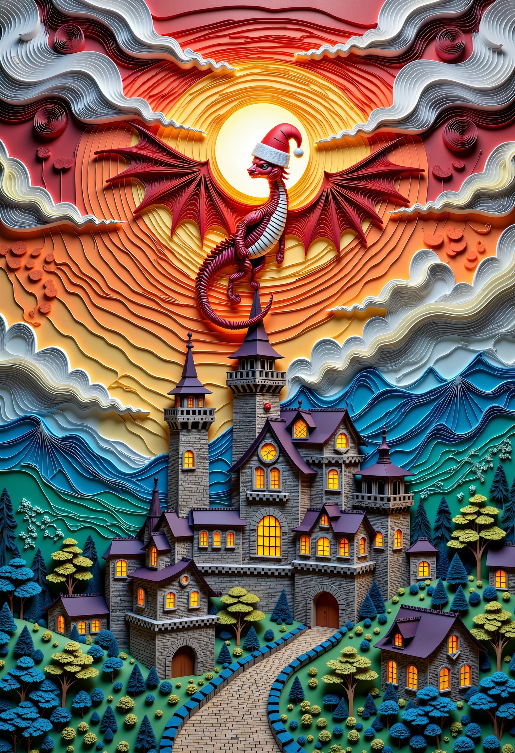 Paper Quilling And Layering Style - [Flux/SDXL/SD1.5] Flux V1