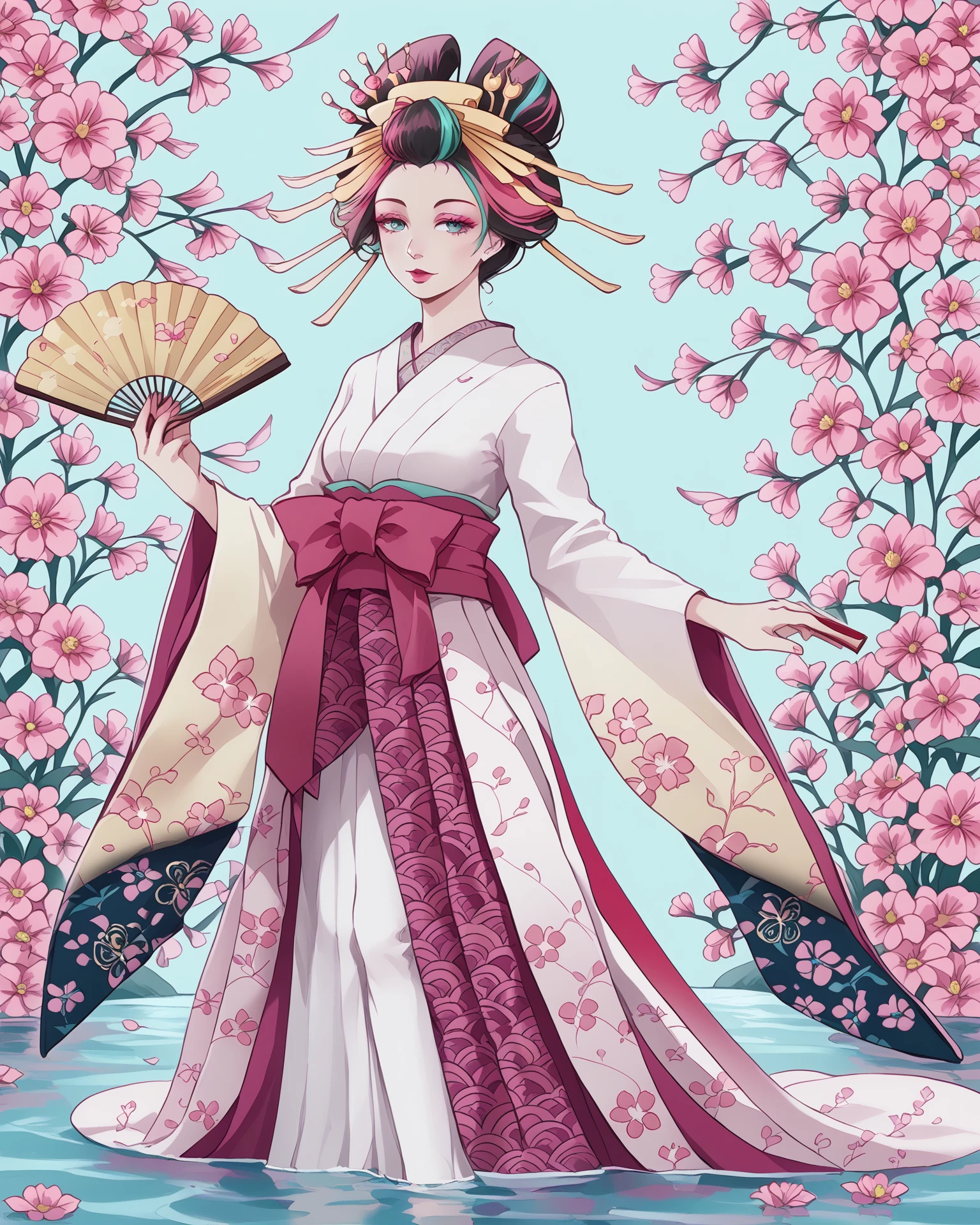 Oiran Traditional Fashion