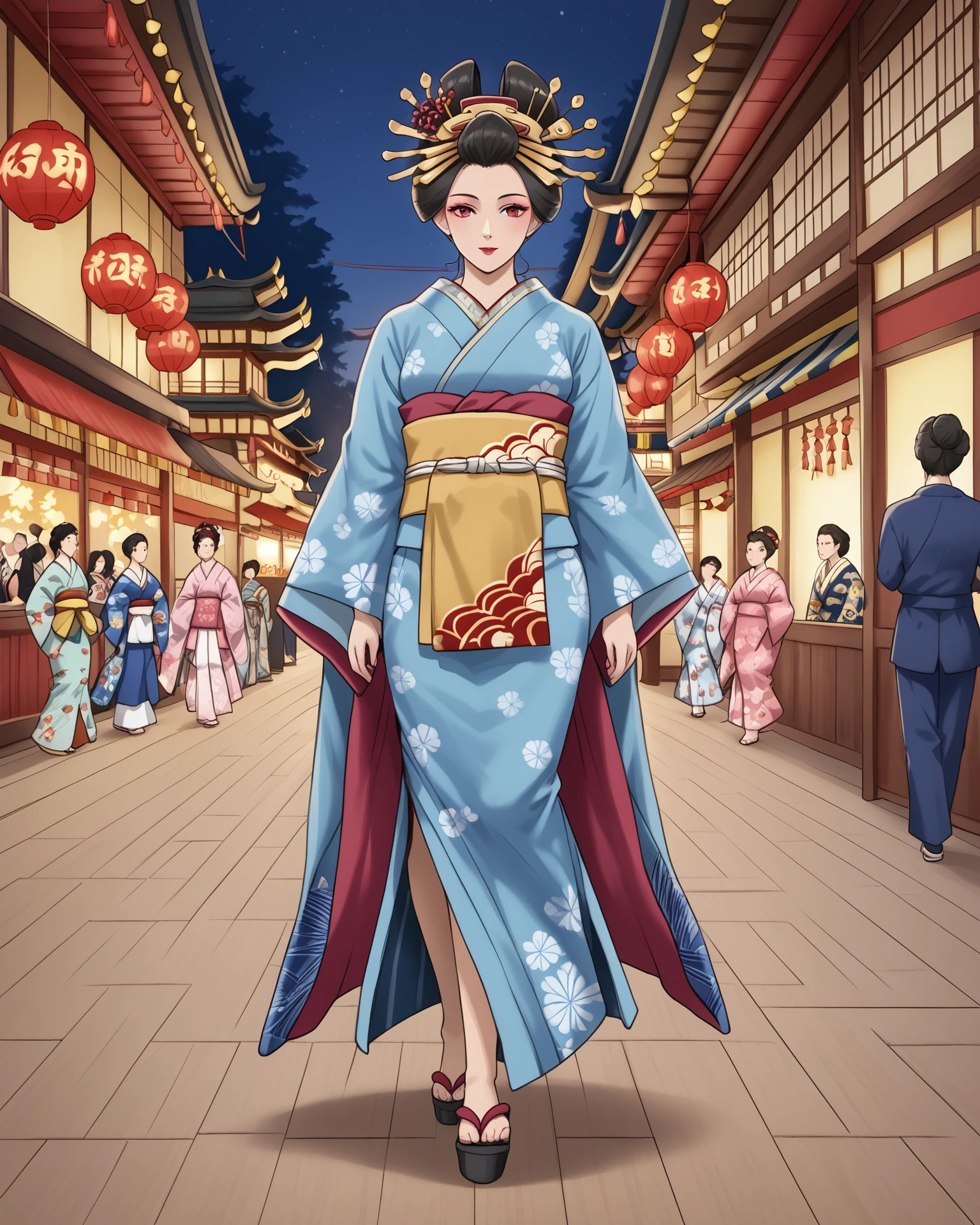 Oiran Traditional Fashion