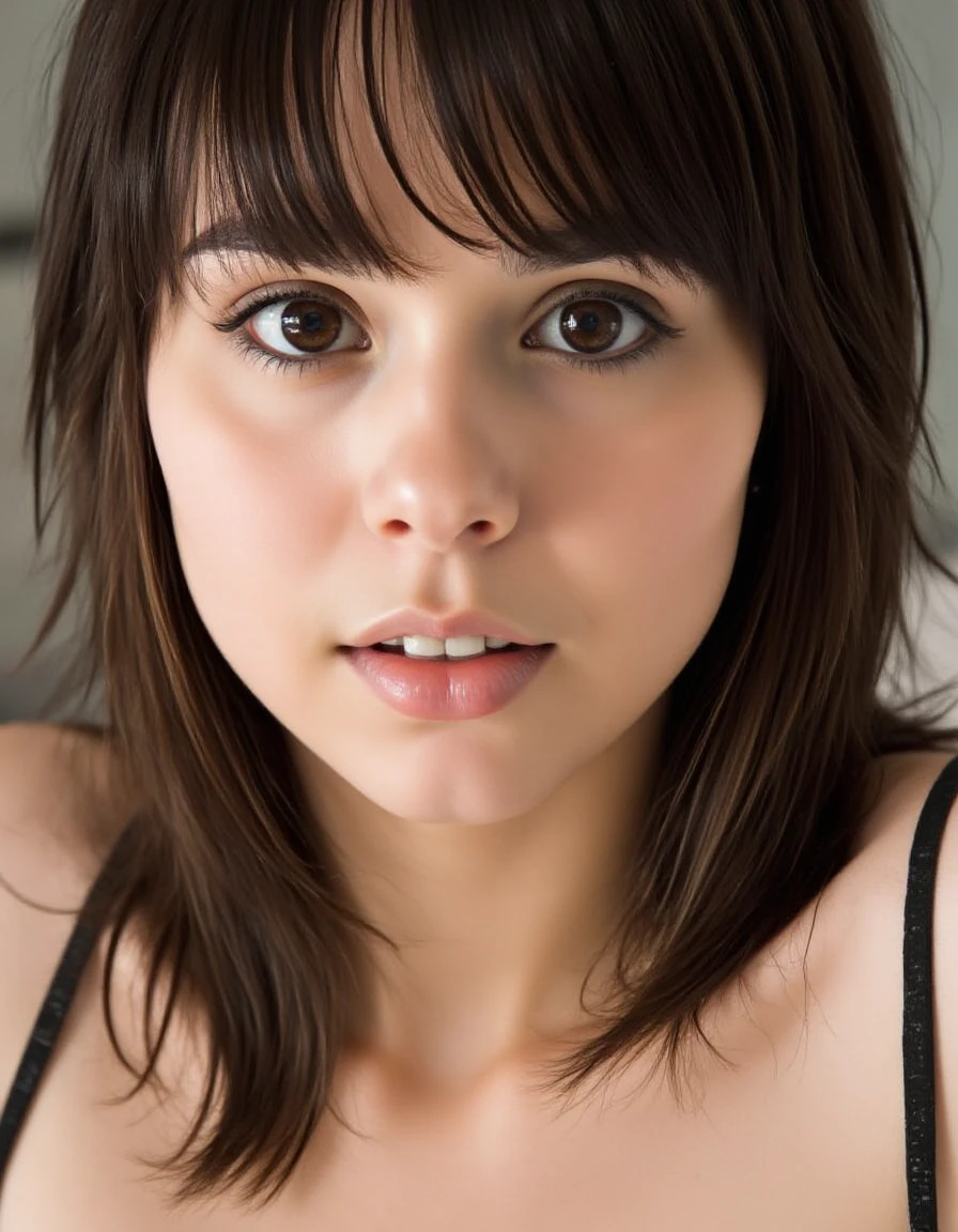 glamour close up portrait of a young woman, wearing casual clothes, natural light, RAW photo, subject, 8k uhd, dslr, soft lighting, high quality, film grain, Fujifilm XT3