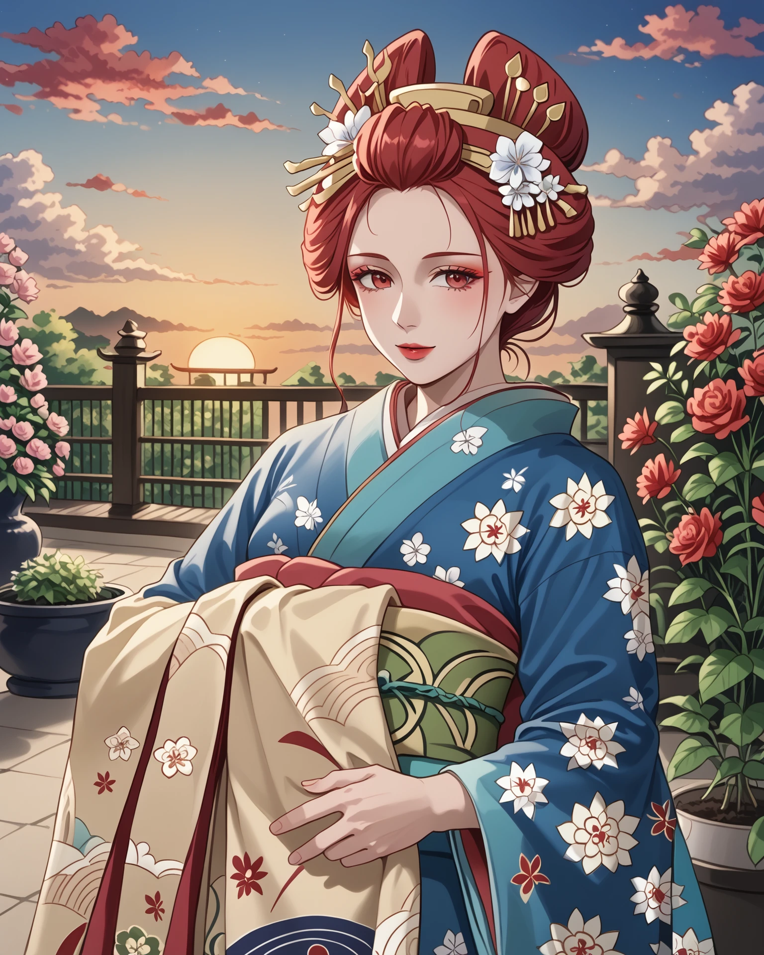 Oiran Traditional Fashion