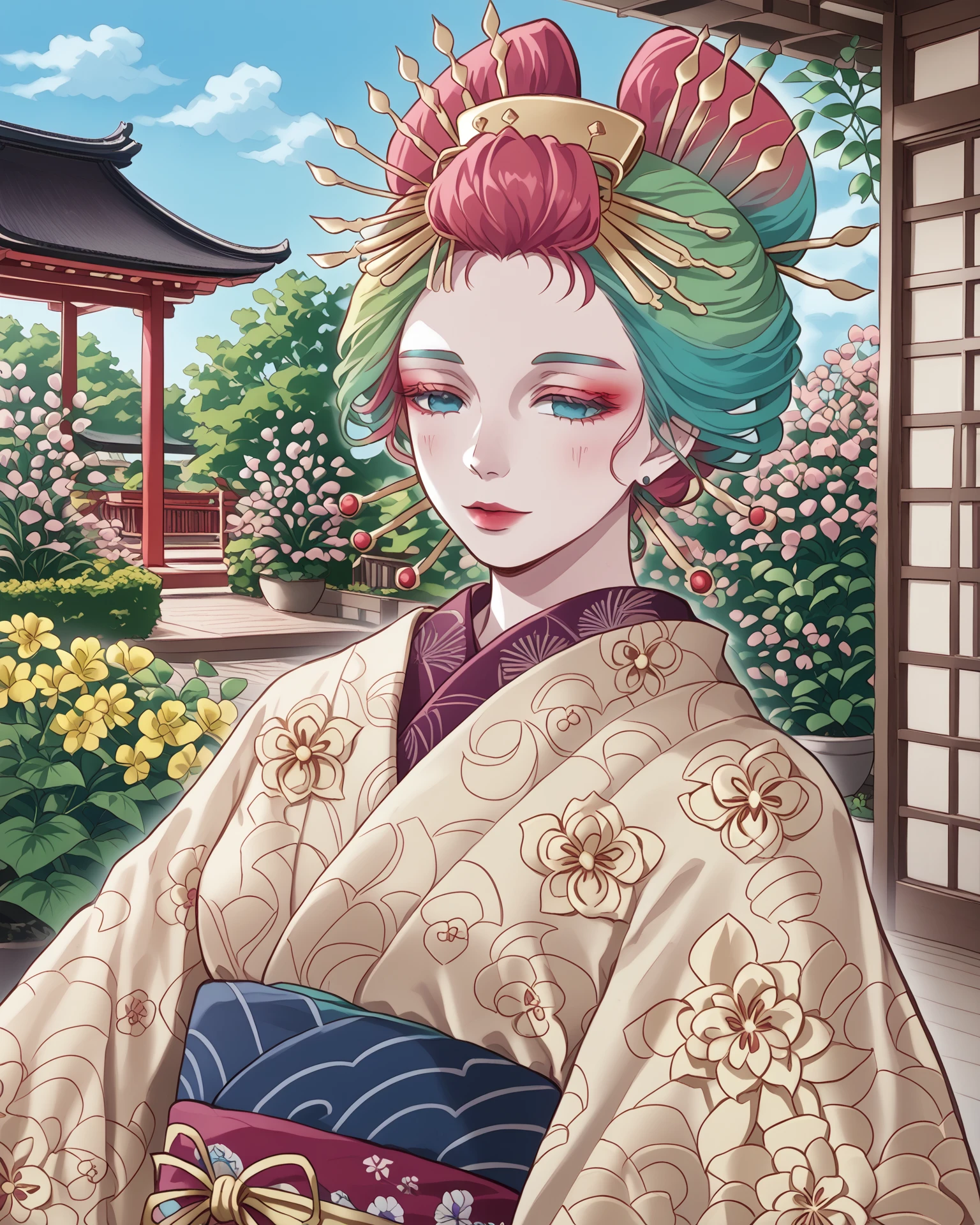 Oiran Traditional Fashion