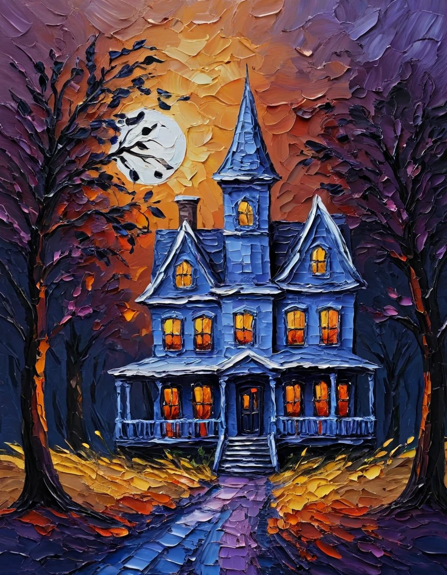 novuschroma style haunted house palette knife impasto painting <lora:153_novuschromaSXL_a3:1>