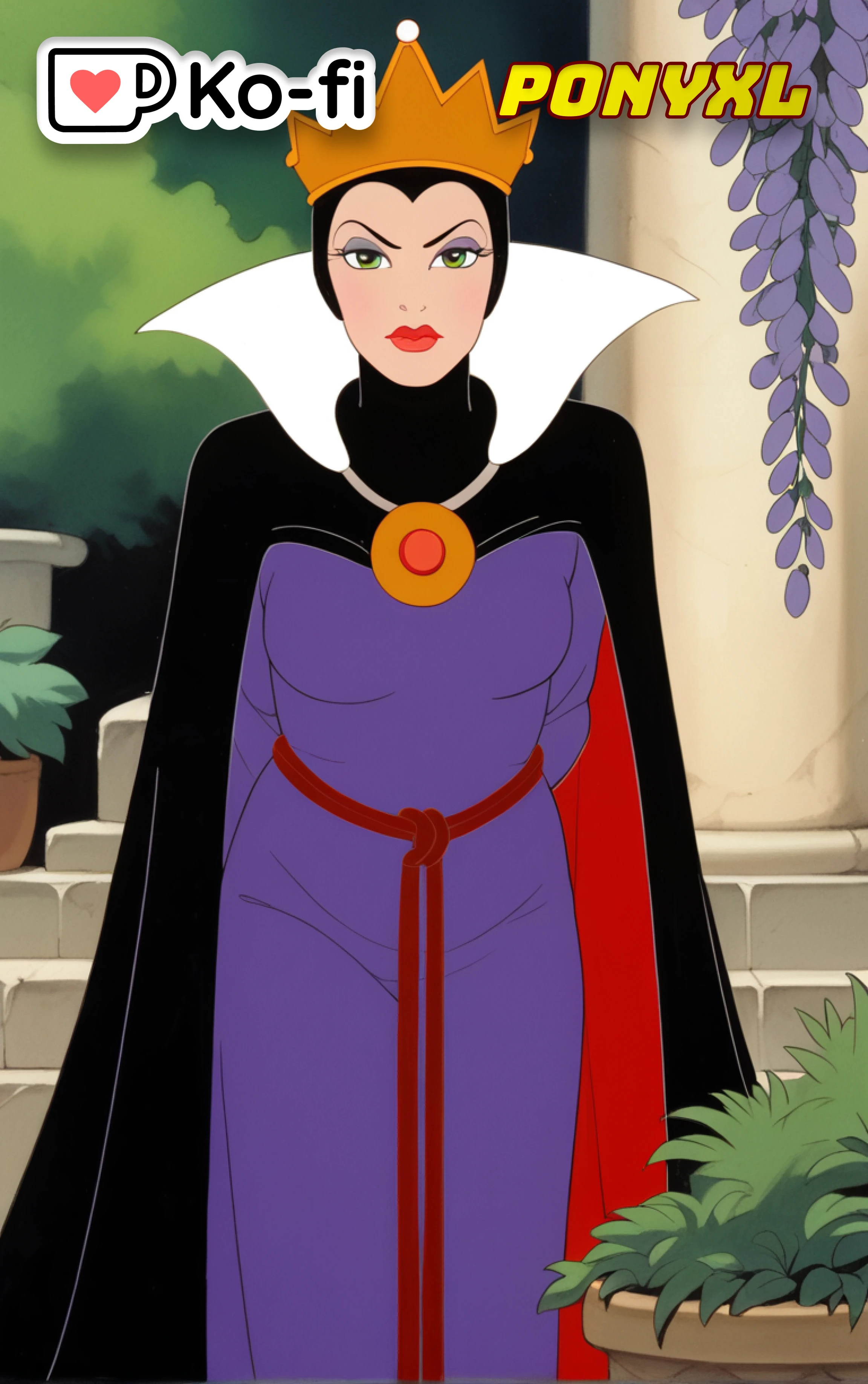 Queen Grimhilde (Evil Queen) | Snow White | 3 Attires v2.0 (PONYXL)