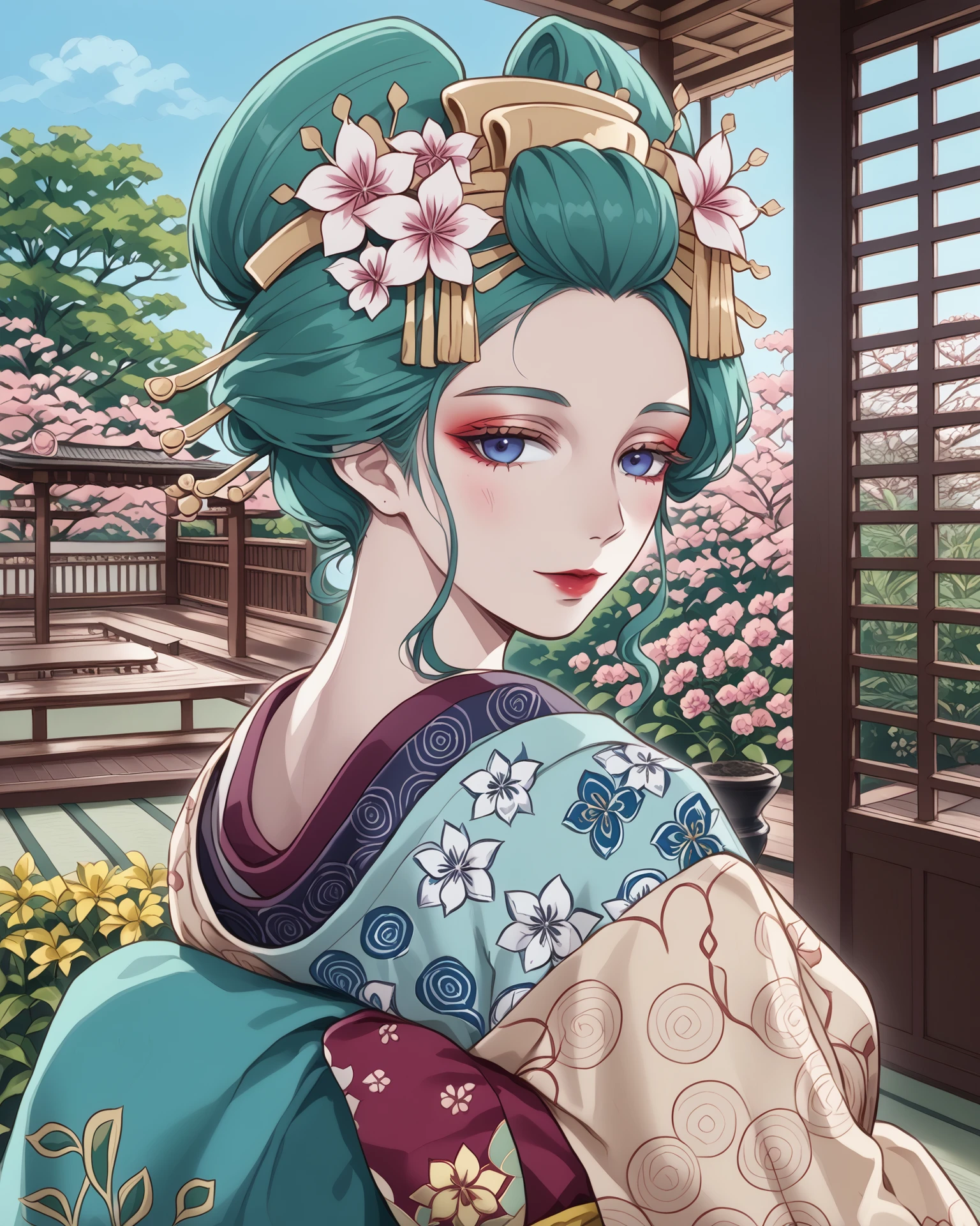 Oiran Traditional Fashion