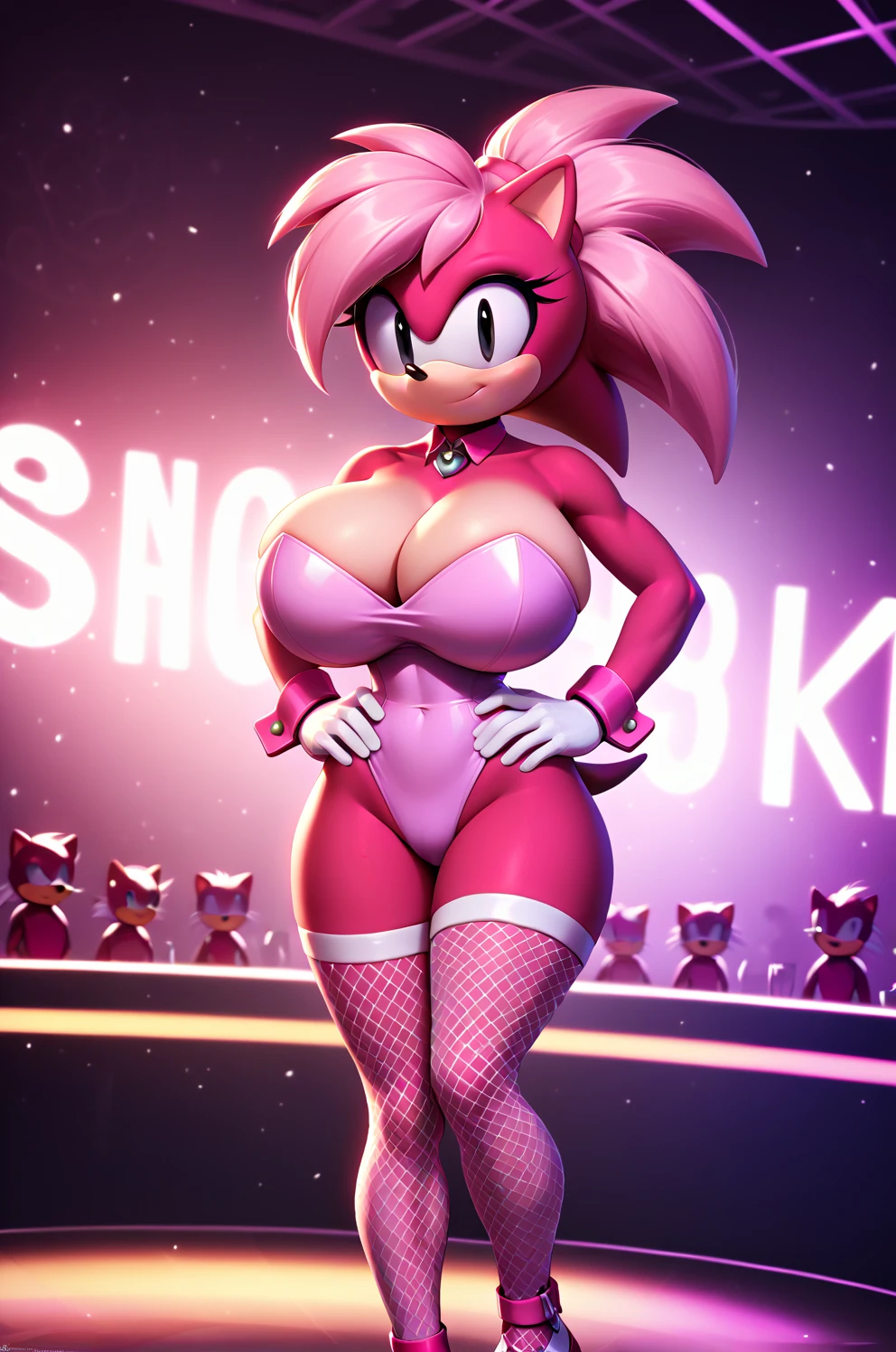 Sonic Characters Pony+Ilustrious Edition Sonia The Hedgehog