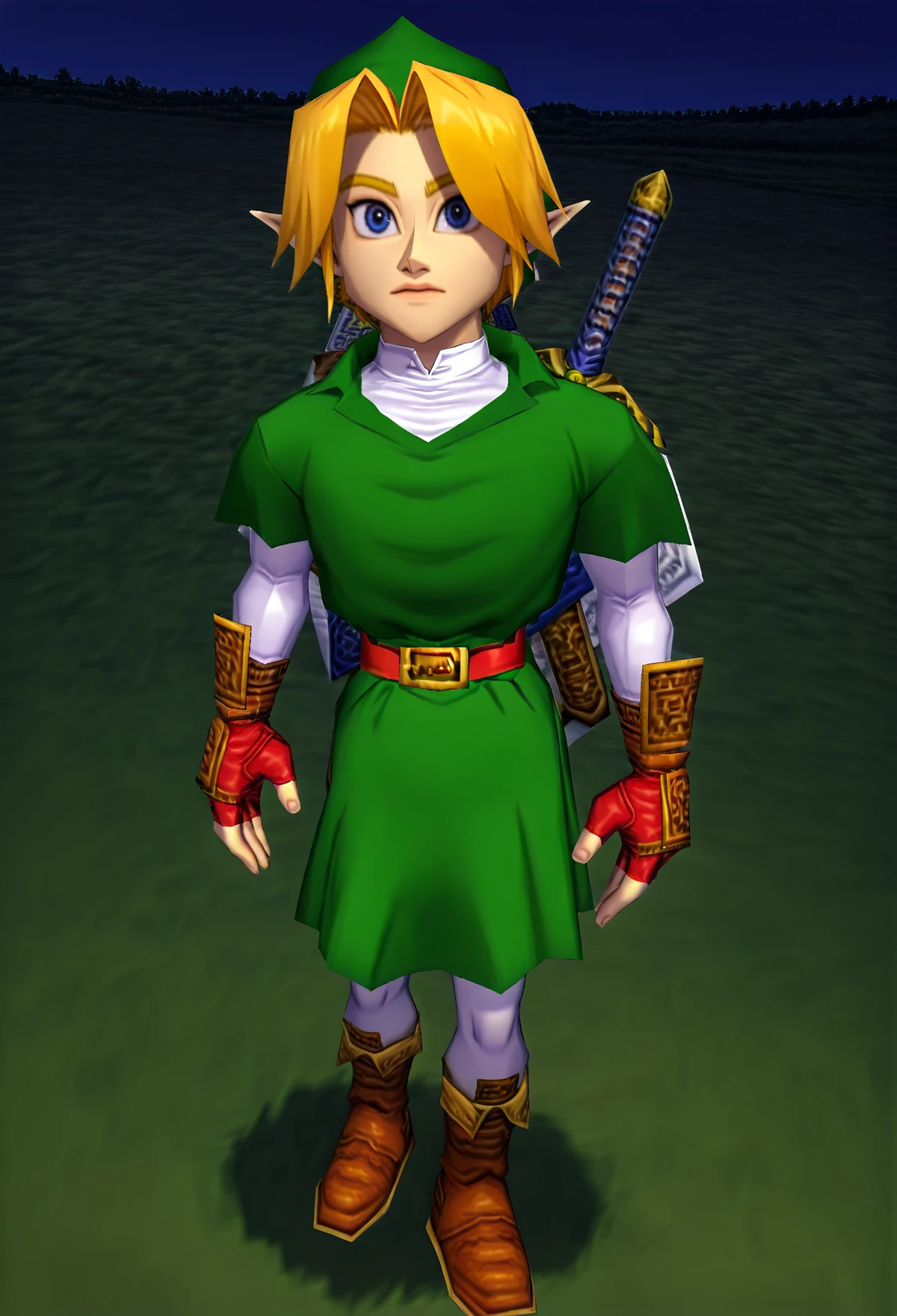 Zelda: Ocarina of Time Characters / Low Poly Nintendo ?? N?? Style Illustrious
