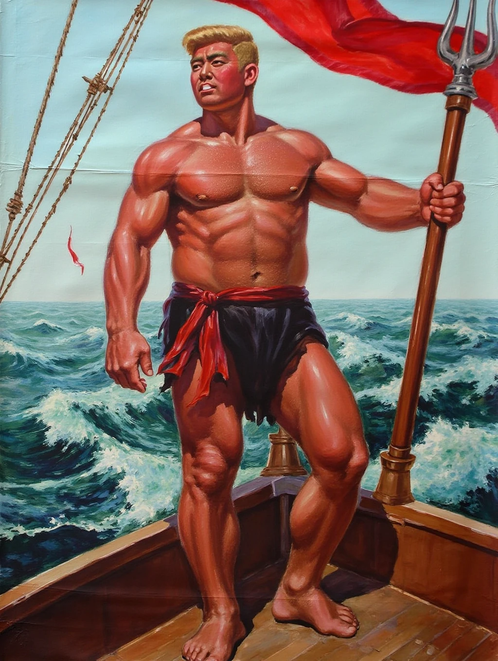 F.1 version of the propaganda painting style of the last century\Red and professional v1.0