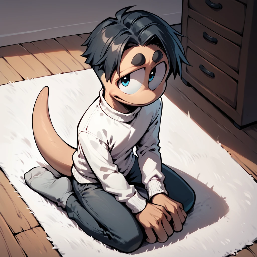 Anthro male Mayhem worm [PDXL-IlluXL-Flux] Pony V2