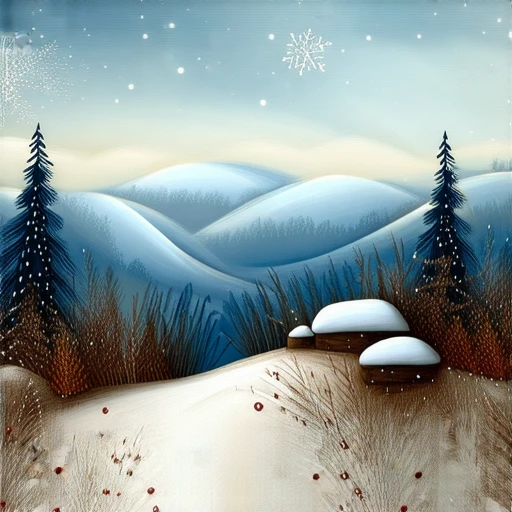 rustic-whimsy winter landscape