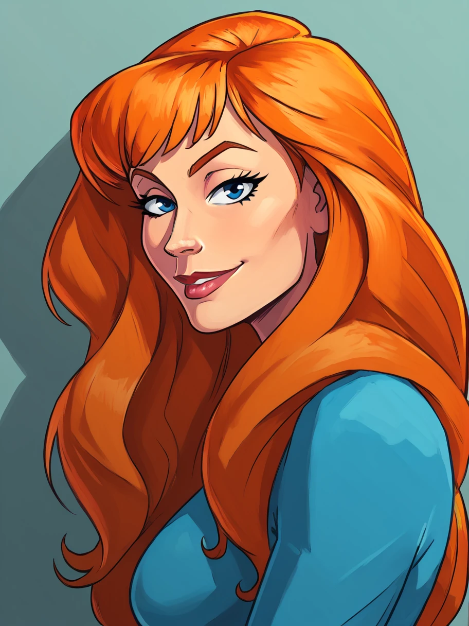 1girl, solo, looking at the viewer, ,  flirty, cowboy shot,  happy, smug, curvy
<lora:Beverly_Crusher_Comics_Pony:1> beverlycrusher, long hair, orange hair, lips, blue eyes
<lora:raichiyo33XLP:.55> raichiyo33 <lora:bp4rtXLP:.55> <lora:Expressive_H:.65>âââ