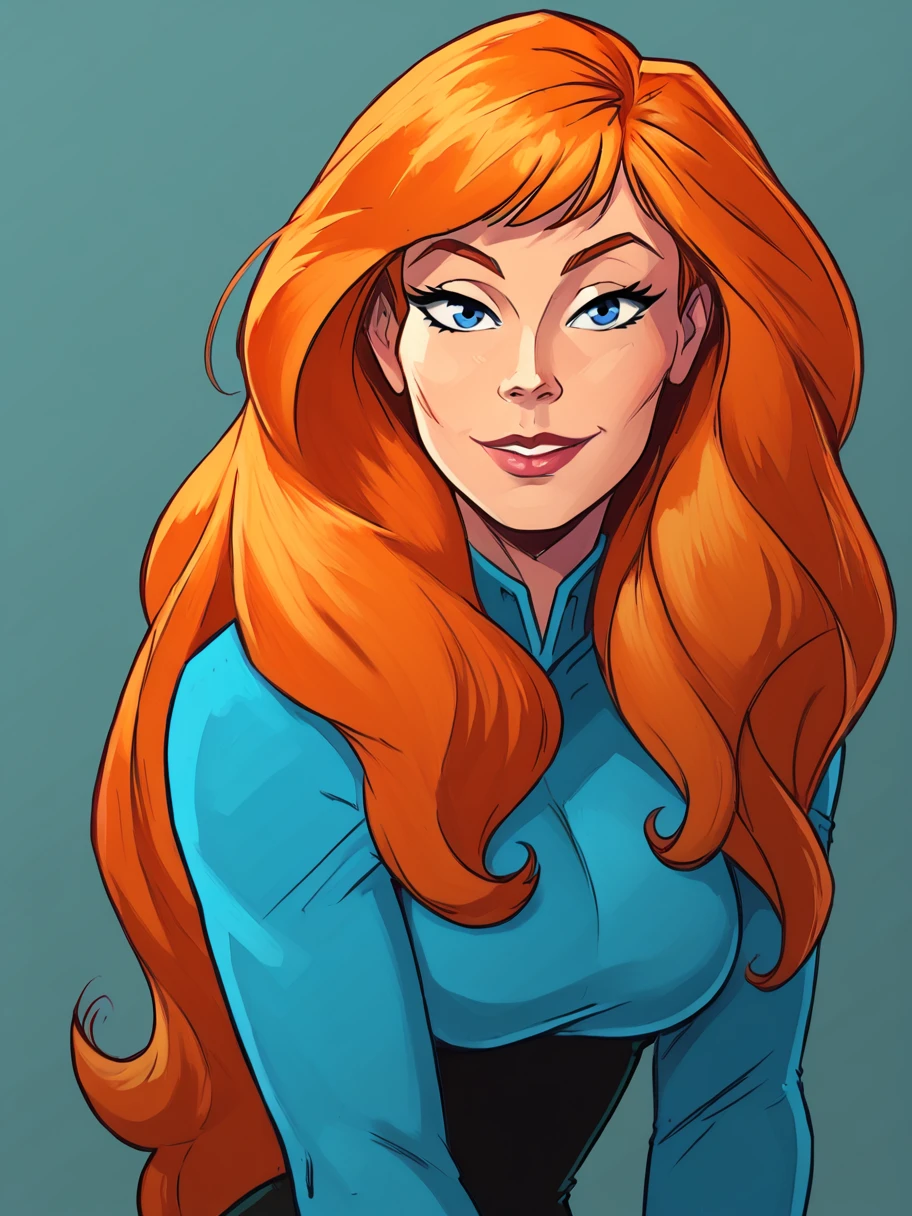 1girl, solo, looking at the viewer, ,  flirty, cowboy shot,  happy, smug, curvy
<lora:Beverly_Crusher_Comics_Pony:1> beverlycrusher, long hair, orange hair, lips, blue eyes
<lora:raichiyo33XLP:.55> raichiyo33 <lora:bp4rtXLP:.55> <lora:Expressive_H:.65>âââ