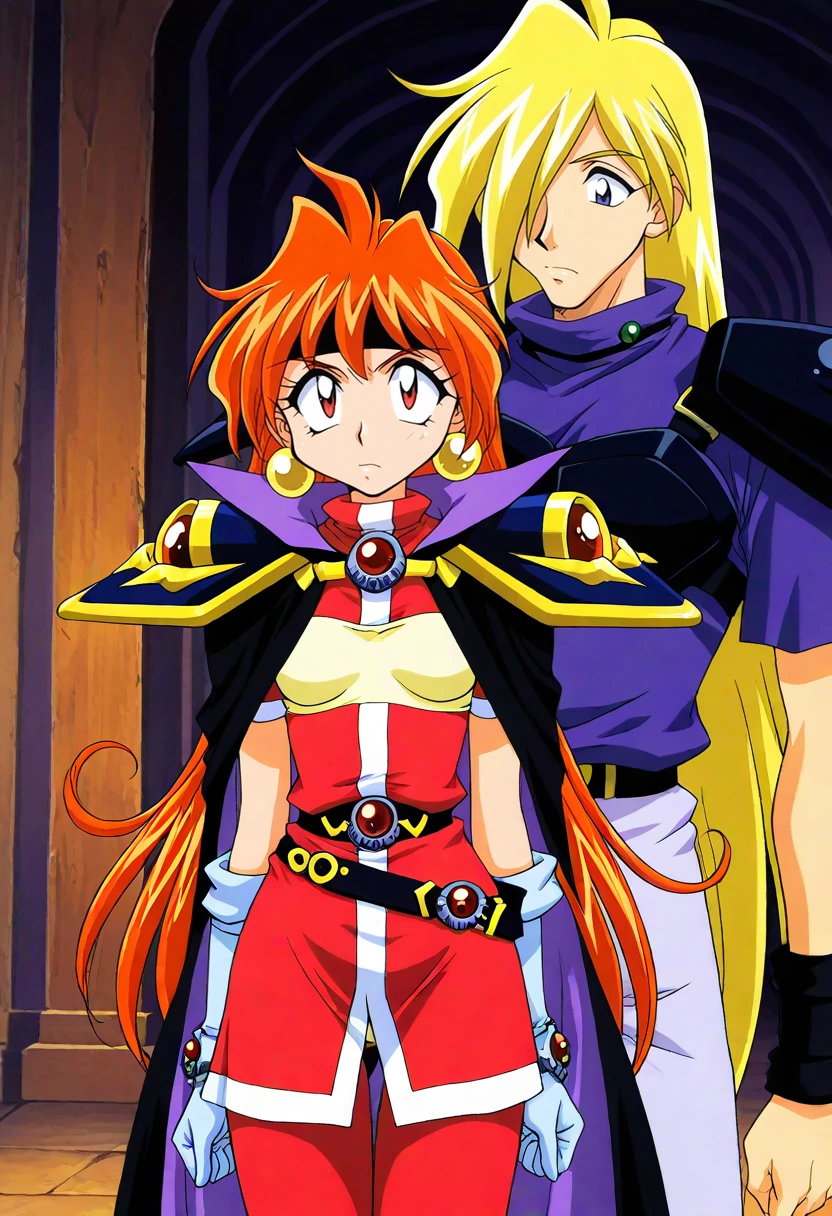 masterpiece, best quality, absurdres, highres, detailed background, <lora:hyperSD8:1>,safe
<lora:LINAINVERSE_IL:1> lina inverse, 1girl, orange hair, red eyes, 1boy, gourry gabriev, blonde hair, blue eyes, couple
