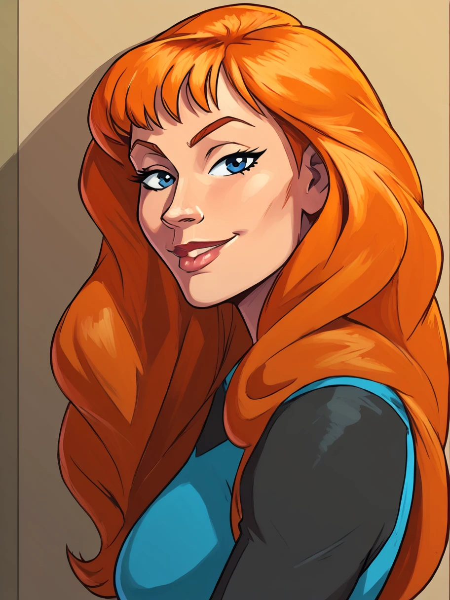 1girl, solo, looking at the viewer, ,  flirty, cowboy shot,  happy, smug, curvy
<lora:Beverly_Crusher_Comics_Pony:1> beverlycrusher, long hair, orange hair, lips, blue eyes
<lora:raichiyo33XLP:.55> raichiyo33 <lora:bp4rtXLP:.55> <lora:Expressive_H:.65>âââ