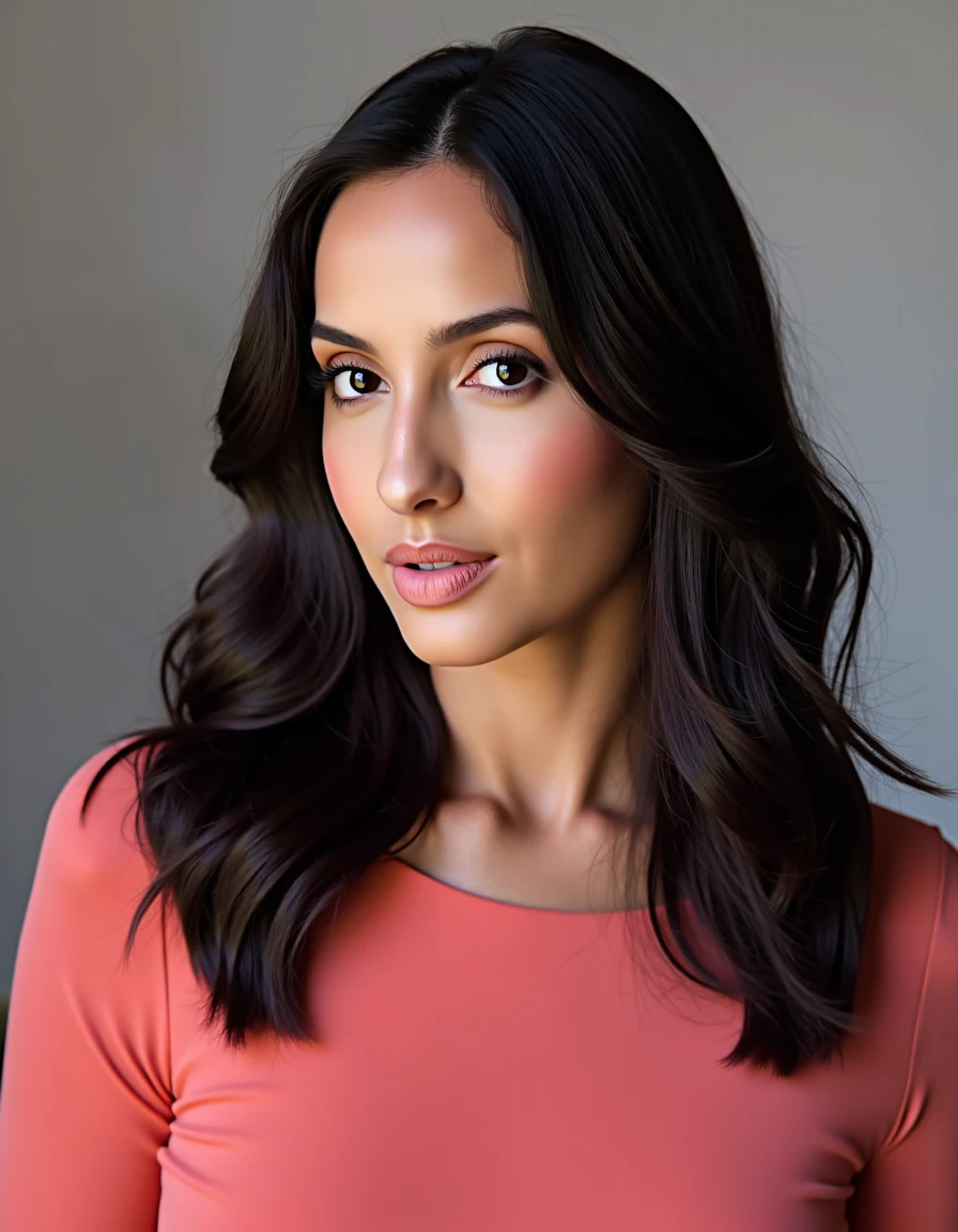 woman, norafatehi,portrait, <lora:norafatehi:1>