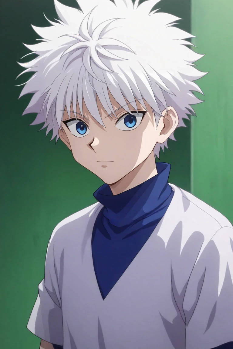 score_9, score_8_up, score_7_up, , rating_safe, , anime screencap, anime coloring, official style, , depth of field, 1boy, solo, male focus, <lora:killua_zoldyck_pony:0.98>, killua_zoldyck, white hair, blue eyes, short hair, spiked hair, bangs, messy hair, , , <lora:sdxl_lightning_8step_lora:1>