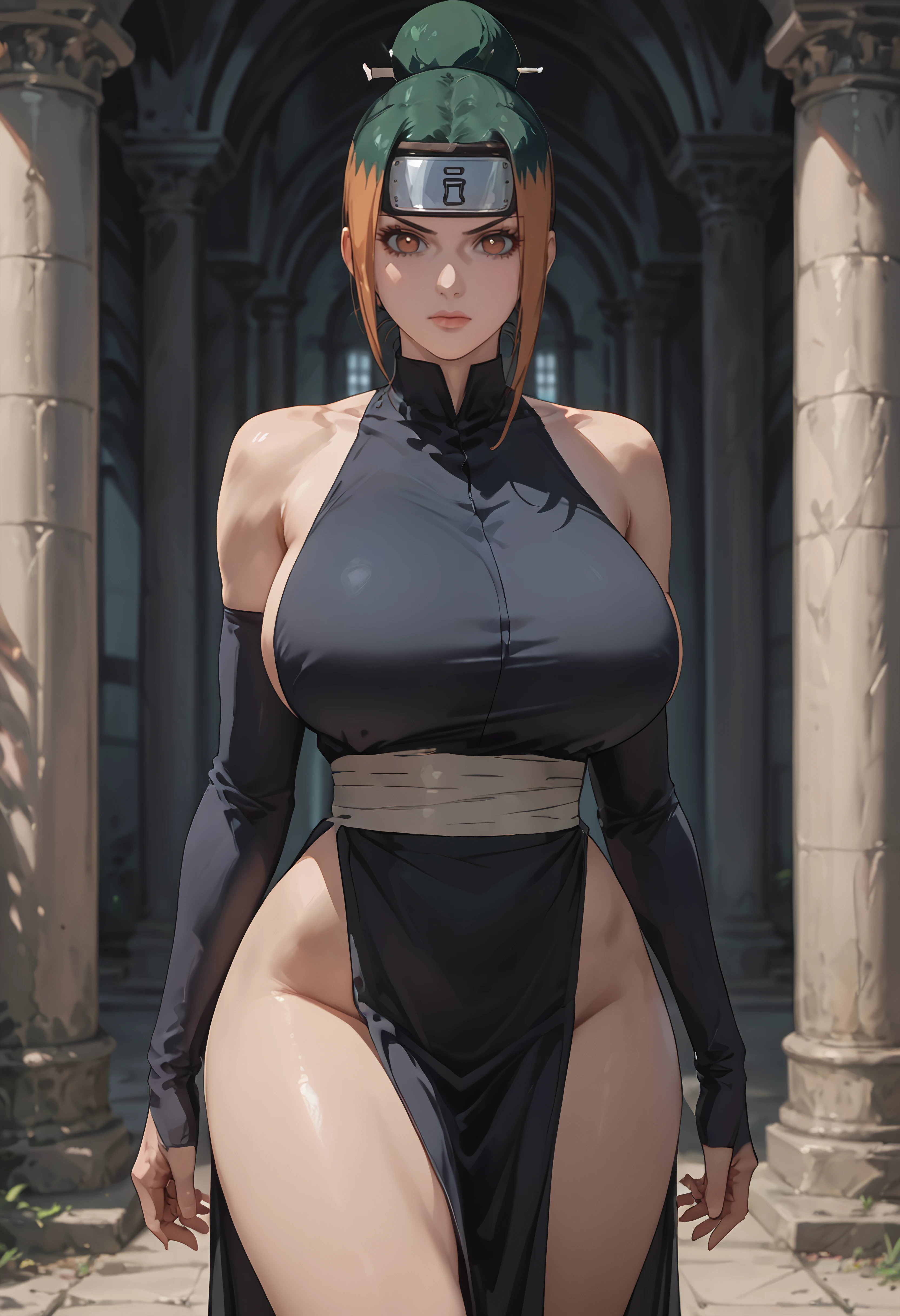 score_9, score_8_up, score_7_up, derpibooru_p_95, p4kur4, sexy, bare hips, long legs, fit, thin, huge breasts, aroused, seductive pose, <lora:Characters\Pony\Pakura_Naruto_Pony_-_Snoodler>