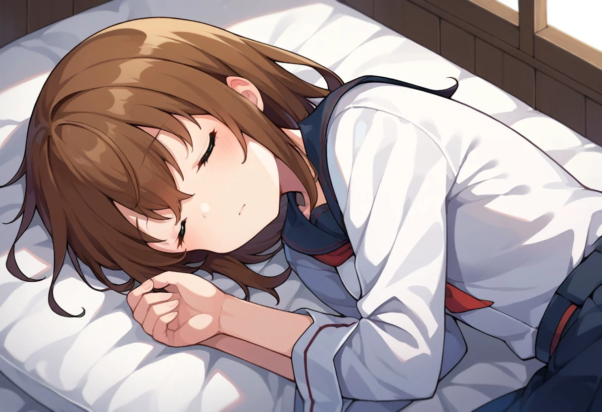 score_9, score_8, score_7, source_anime, fumizuki (kancolle), sleeping