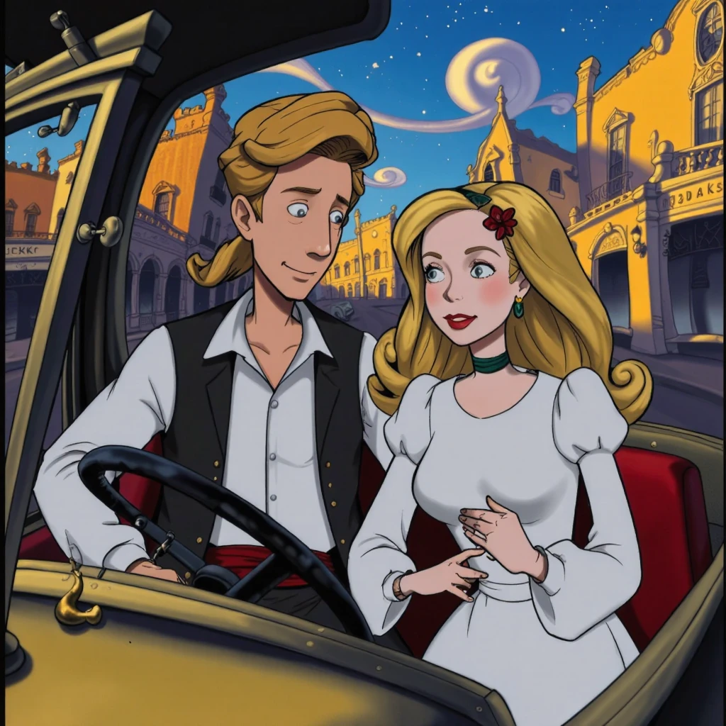 90s Video Game Animation / Cartoon Art Style - Bill Tiller / LucasArts [Flux] v2.0