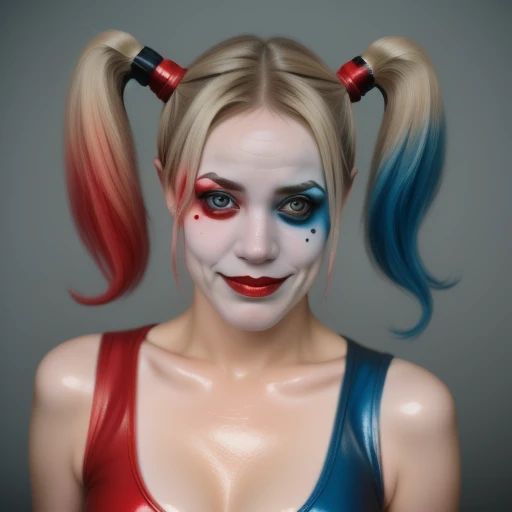 Harley Quinn, Cosplay, looking at viewer, from front