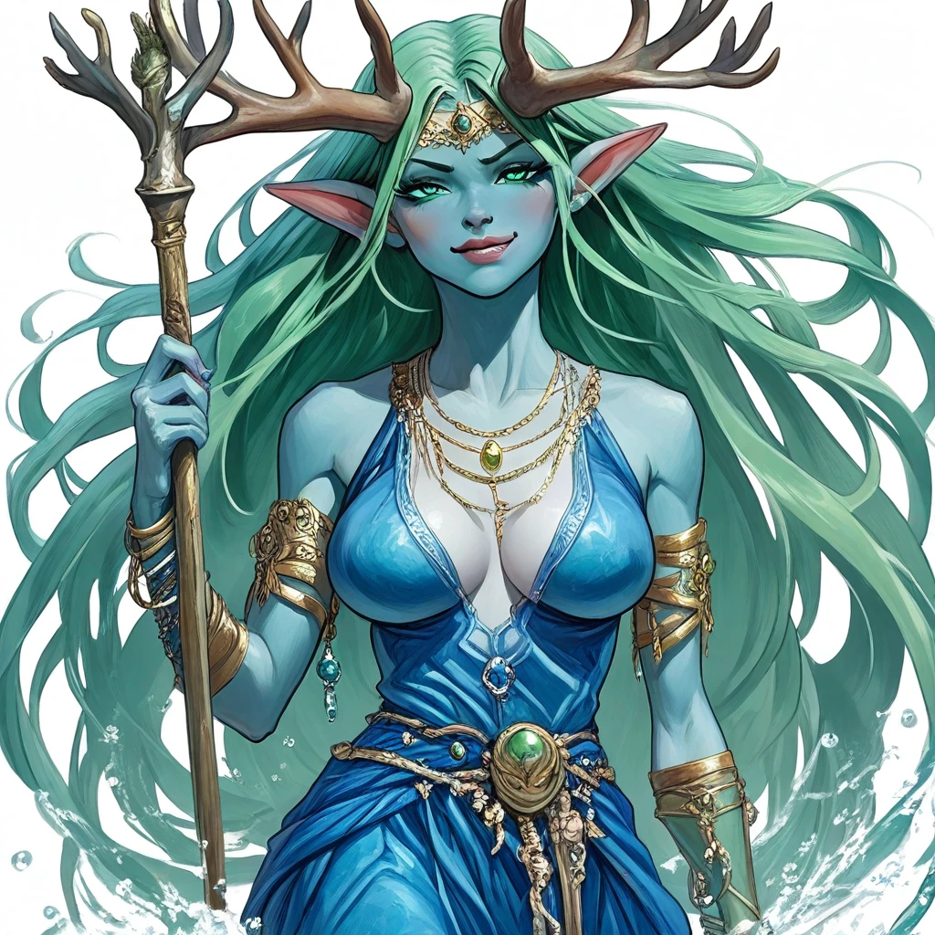 Nondescript Sea Elf Druid V1