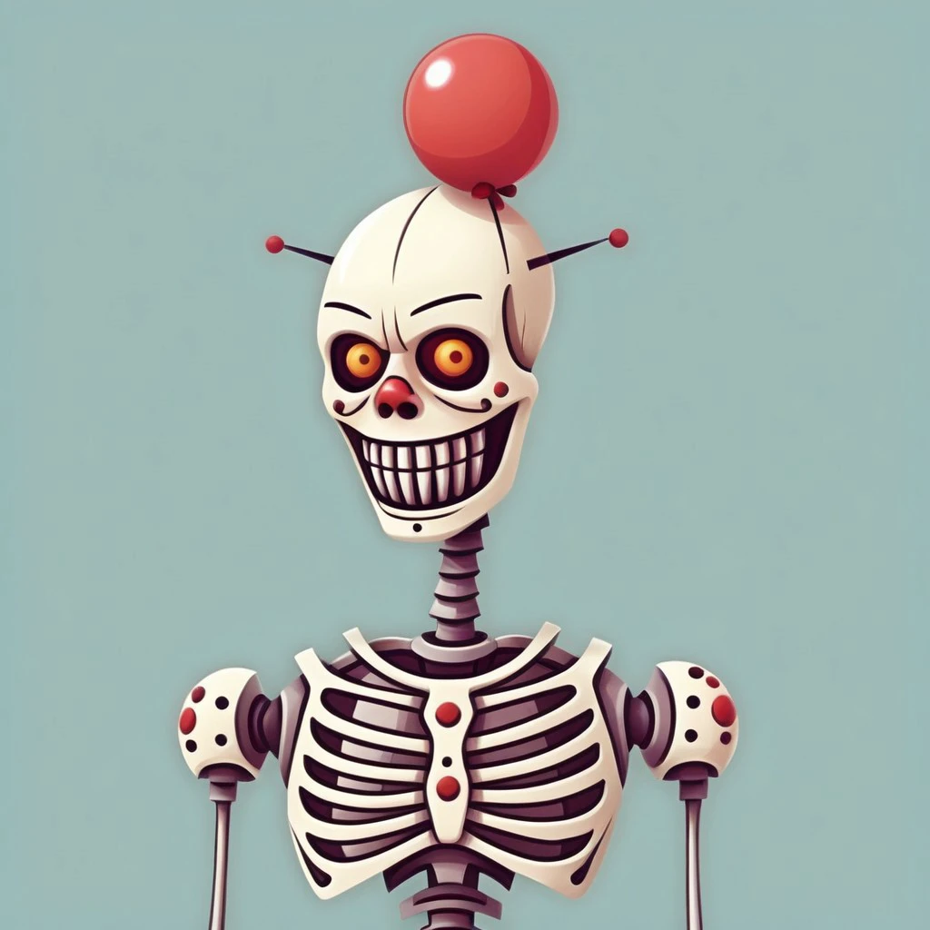 a skeleton mickey mouse , Damien Hirst, anatomically correct, a 3D render, pop surrealism