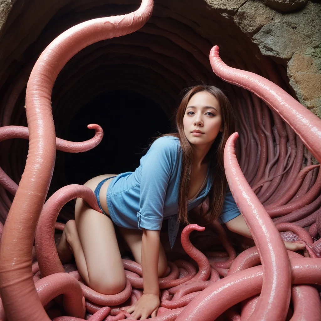 Beautiful Japanese Girls、18-year-old high school student、Sea、Giant Octopus、Giant Octopusに襲われている、Giant Octopusに犯されている、Beautiful girl attacked by tentacles、Tentacle nest、Tentacles tangled in arms、Tentacles entangled in chest、tentacles tangled in the legs,、(thick tentacles wrap around the neck:1.3)、Arm gets swallowed by tentacle、(The tentacles engulfed her legs..、spread widely.:1.9)、Completely naked、Full nudity、Very beautiful and small breasts、Beautiful cherry-colored areola、Erect nipples、Small Ass、Shaven、Beautiful girl crying、(Tentacles spread their legs wide、The tentacles spread wide and are inserted into the vagina:1.6)、Tentacles piercing the genitals、A large amount of semen overflows from the vagina、A large amount of semen drips from the pubic area、My whole body is wet、The girl&#39;s limbs２Book by book！、Semi-long hair up to the shoulders、Very beautiful and small breasts、Beautiful cherry-colored areola、Erect nipples、Slim waist、Thin legs、Brown Hair、She has a tentacle stuck in her mouth、Sex toys are inserted into her vagina, asshole and mouth.、Ecstasy Face、She looks like she&#39;s enjoying having a tentacle inserted into her pussy.My whole body is wet with octopus mucus、Oily skin、Being fucked hard by tentacles、Being violated by tentacles inserted into her vagina and anus、A tentacle is thrust violently into her mouth、Tentacles are violently inserted into her genitals and stirred up.