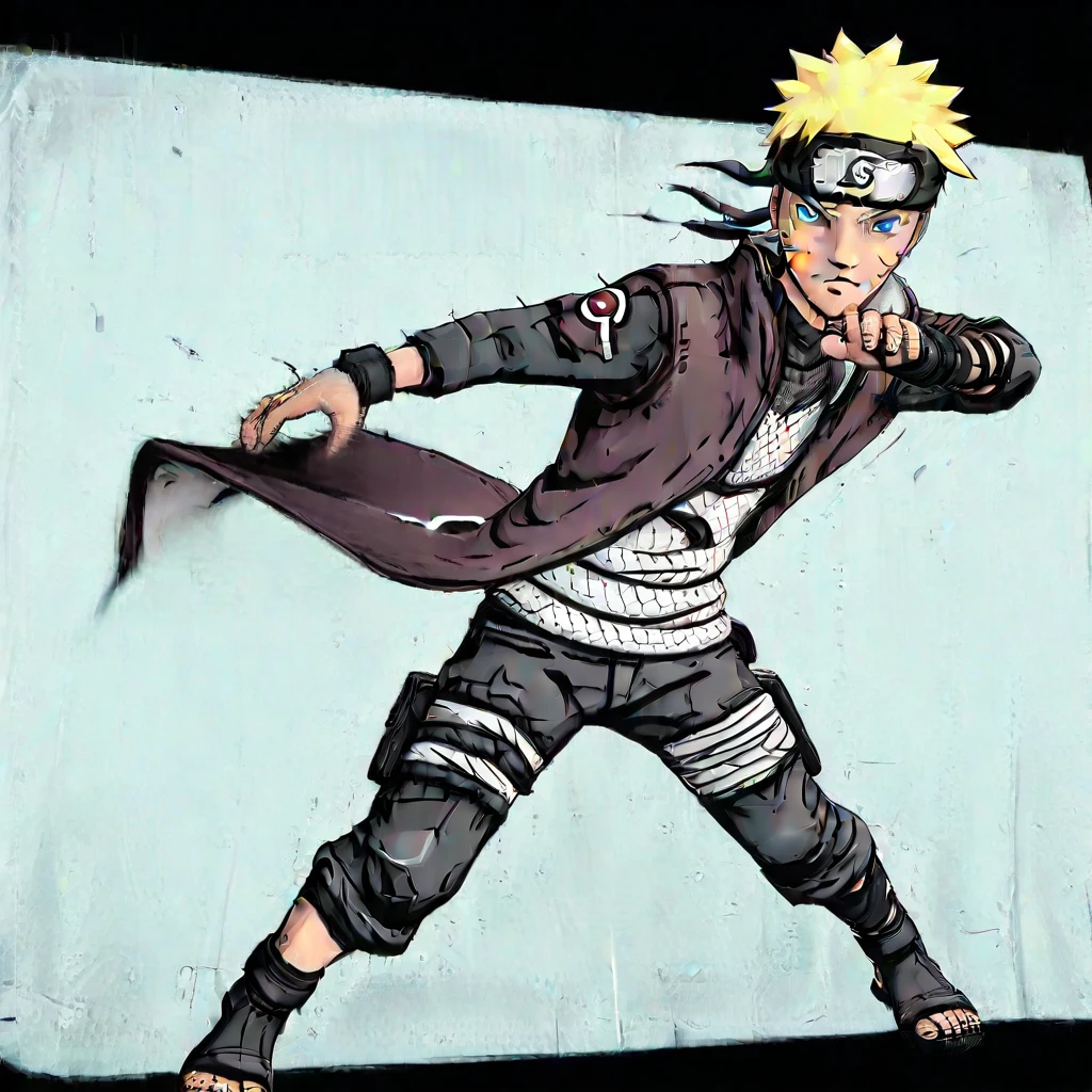 BLSplash, naruto uzumaki, dynamic pose