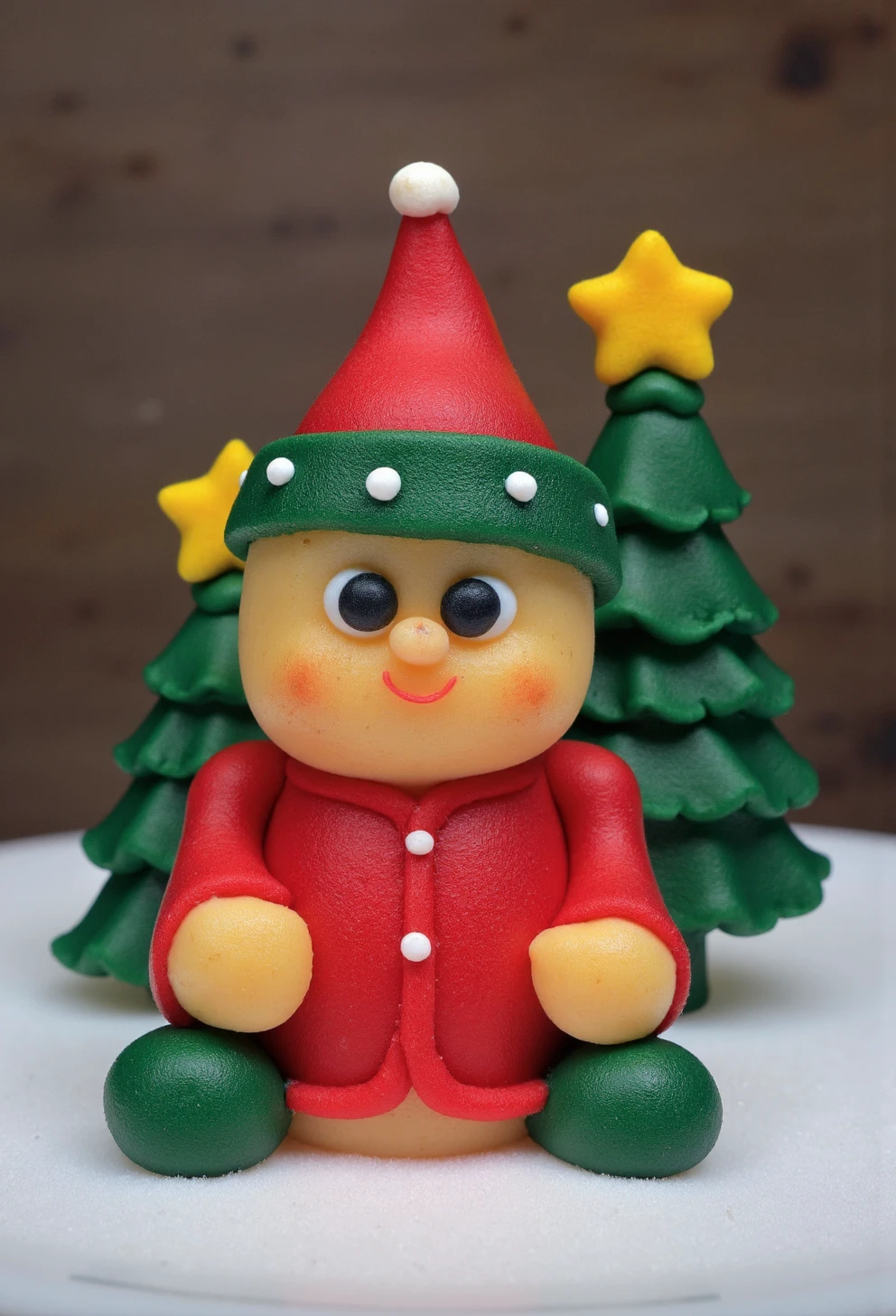 <lora:ck-marzipan-crafter-000019:1>, made out of ck-mrzpn, christmas eve, crafted from colorful marzipan