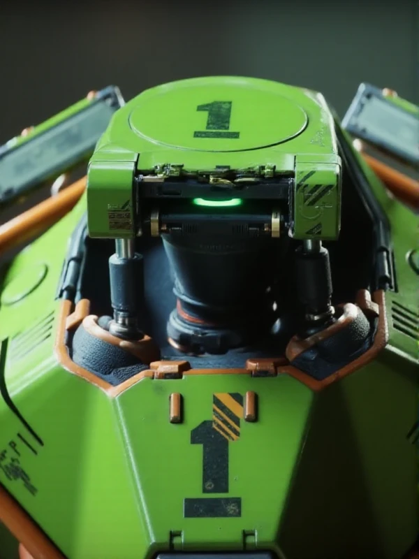 <lora:X4N:0.9> x4n,  a green robot, closeup face portrai