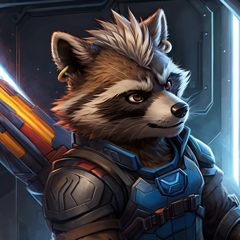 Marvel Rivals Rocket Raccoon V1