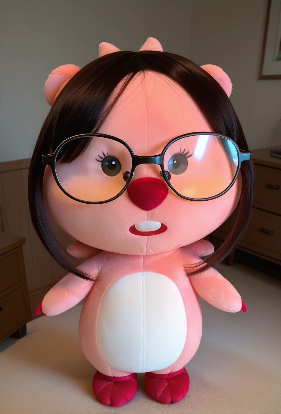 Glasses Loopy Plushie Pony