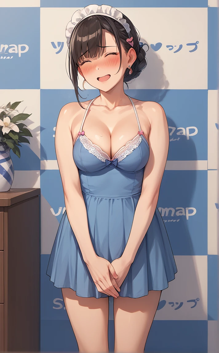 score_9, score_8_up, score_7_up, absurdres, <lora:PONYXL_CONCEPT_SofmapBackground_ownwaifu:1> BREAK  FAP_CONCEPT_sofmap_background_ownwaifu, 1girl, embarrassed, sofmap background, indoors, standing