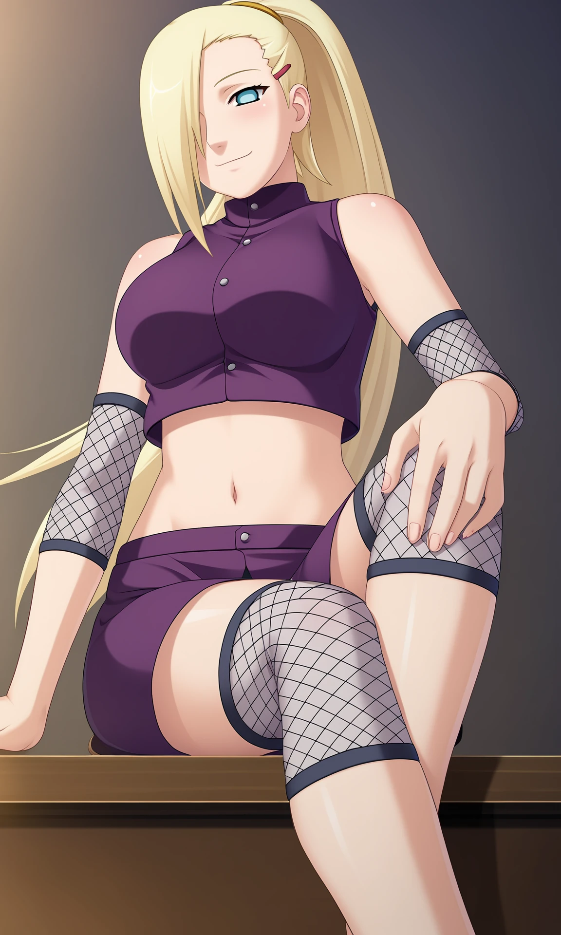 Long purple hair,big breast,curvy body,micro bikini,blush,dakimakura,hand on top of breast