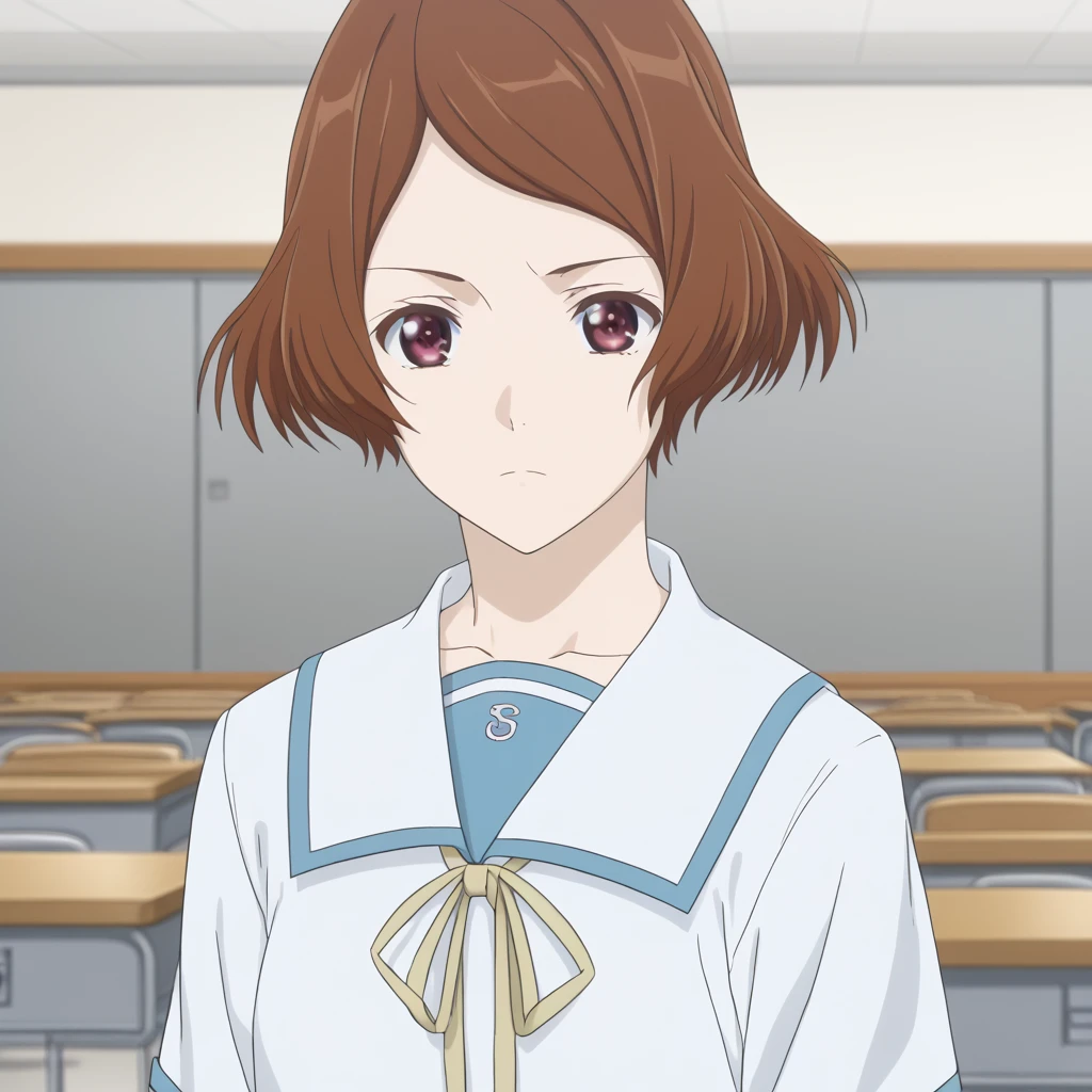 <lora:AfrobullLycoXL:1> <lora:Misora_Haruki_-_Sakurada_Reset:1>school uniform, kitauji high school uniform,Misora