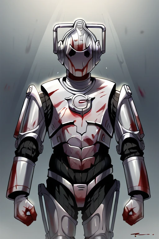 2D, score_9, score_8_up, score_7_up, BREAK, 1boy, solo, CyberMan, blood