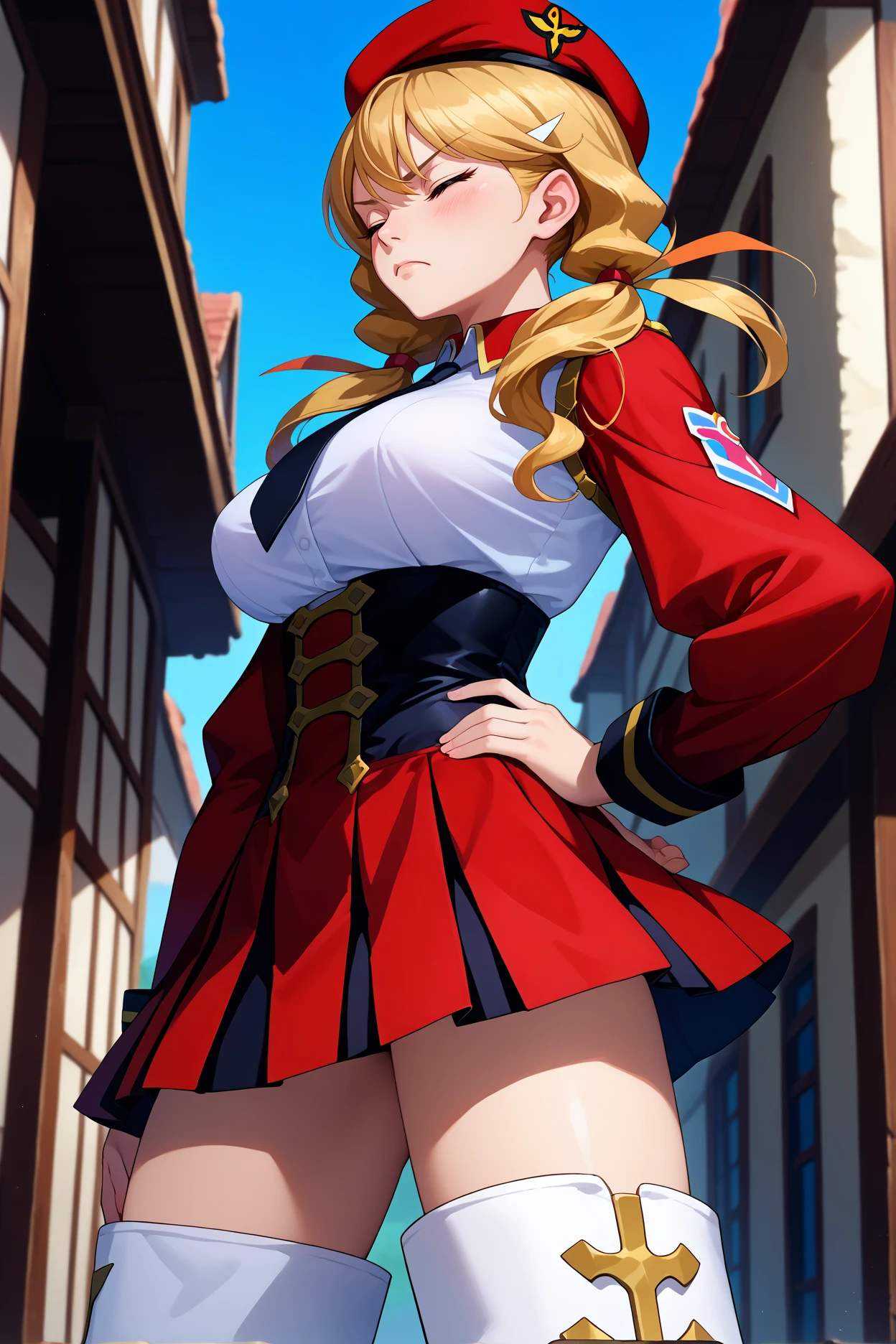 Masterpiece, Best Quality, Highres, 1girl, KarinMS, <lora:KarinMS:1>, sfv, pantyhose,