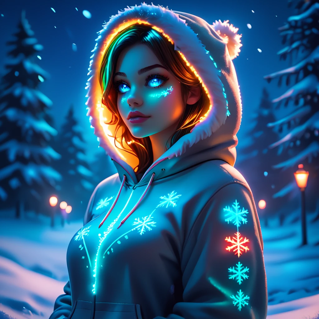 score_9,score_8_up,score_7_up,
,xmas_clothing_2k24,
glowing_hoodie,
1girl,blue eyes,brown hair,solo,portrait,outside,winter,snow,glow,night,
 ,<lora:Xmas_clothing_2k24_pony_9:0.6>,