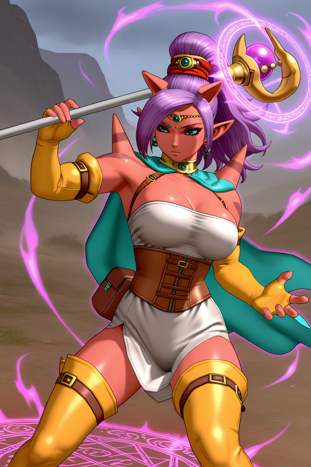 Jolyne kuno spreading her