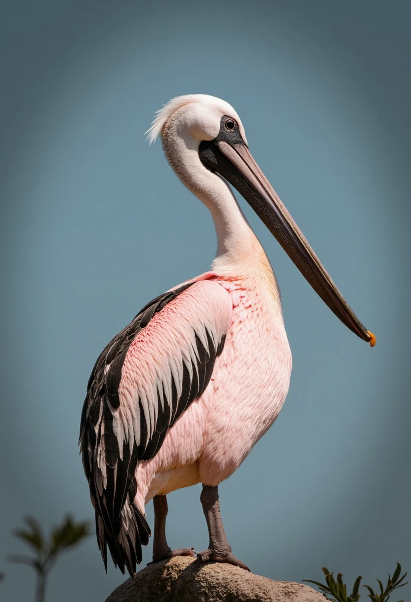 A high definition image of a Pink-backed Pelican

